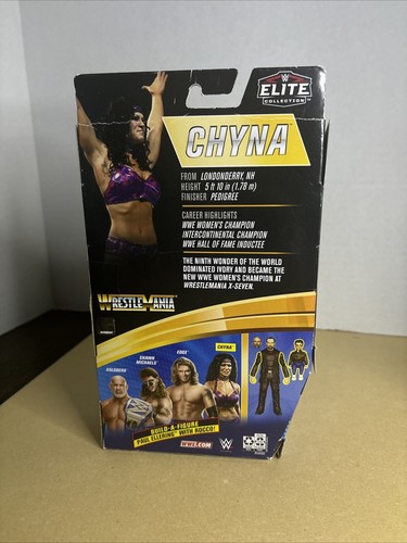 WWE Wrestlemania Elite Collection Chyna 6,5" Actionfigur Paul Ellering Wave - Bild 3 von 6