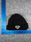 Diamond Supply Co Beanie Toque Youth One Size Black Speck Knit Wool Nylon Blend