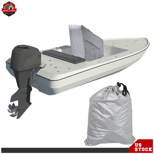 grey Center Console Storage Cover Waterproof Deluxe Heavy duty Boat - Picture 1 of 13