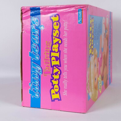 BNIB 1999 Playmates Tiny Tears doll Talking Potty Playset | eBay UK