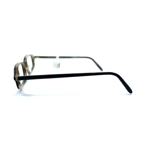 Morgenthal Frederics Eyeglasses Frames 641 343 Black Brown Square 48-19-135 - Picture 3 of 8