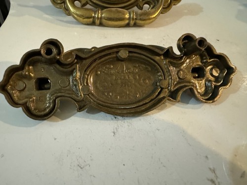 Brass Drawer Dresser Bail Pulls - Picture 5 of 5