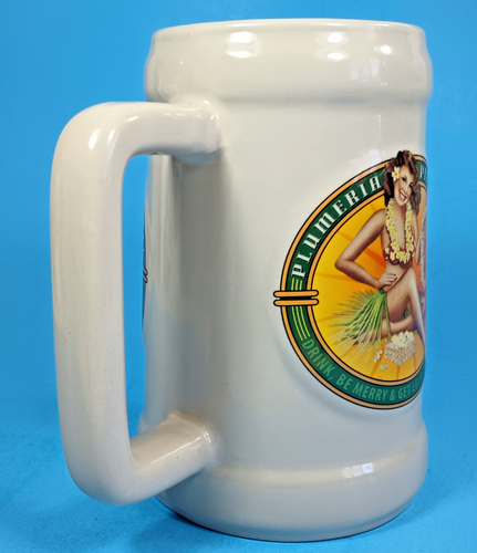 Plumeria Pilsner Ale. Taza Drink Be Merry & Get Lei'd In Hawaii. Island Heritage. - Imagen 5 de 6