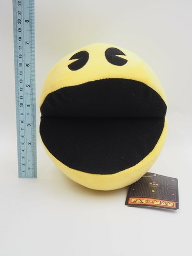 Pac-Man MB2506 Yellow Plush Stuffed 7" TAG Namco Toy Doll Korea - Picture 2 of 8