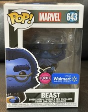 Funko Pop! Marvel BEAST (Flocked) Blue Walmart Exclusive #643 NEW X-Men
