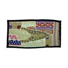 Vintage Embroidered Patchwork Indian Tribal Traditional Tapestry Wall Hanging Az