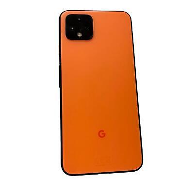 Google Pixel 4 64GB 128GB Unlocked Black White Orange Android Smart Phone |  Good