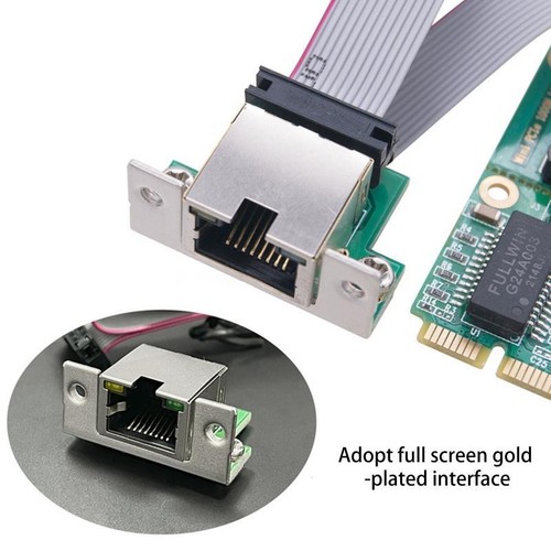Gigabit Ethernet Mini PCI-E PCI Express Network Card 10/100/1000Mbps LAN Adapter - Picture 8 of 9