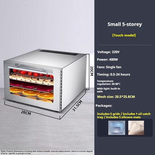10 Trays Commercial Food Dehydrator Machine 800W Jerky Fruit Drying Stainless - Picture 19 of 29