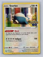 Snorlax Pokemon GO 055/078 Near Mint NM Holo Rare