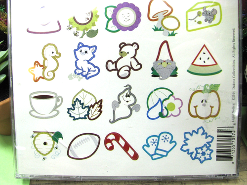 Dakota Collectibles, Applique Variety, 20 Embroidery Designs, On Sale! Cute! - Picture 5 of 7