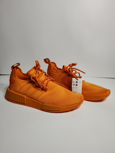 Adidas NMD R1 Bright Orange Yellow Womens Running Shoes GV9439 Size 6.5 - Picture 1 of 6