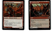 MTG Zendikar Rising Akoum Warrior, Akoum Teeth Foil ZNR 134/280 U NM/MT **