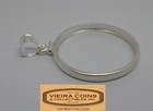 925 Silver U.S Half Dollar 30.6 mm Coin Bezel Frame Reeded Edge Mount Bail-#B095