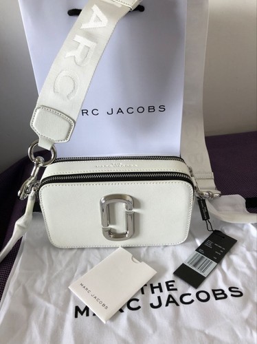 Borsa a tracolla Marc Jacobs nuova con etichetta piccola fotocamera bianca - Foto 5 di 8