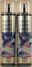 QTY 2 - Bath & Body Works MOONLIGHT PATH Fine Fragrance Body Mist Spray 8 Oz