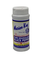 Marion Kay Pure Granulated Black Pepper 2-1/2 OZ World’s Finest Spices