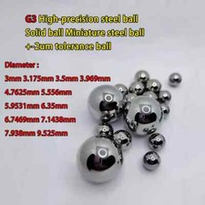 4.7625,5.556,5.9531,6.35,6.7469,7.1438,7.938,9.525mm G3 steel balls Solid beads