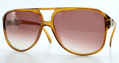 Terri Brogan Sunglasses Optyl 8912 11 Pilot Design Vintage 1980s Amber - 第 3/11 張圖片
