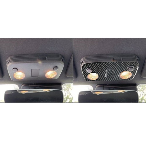 Carbon Fiber Reading Light Panel Interior Sticker Trim For Ford Mustang 2005-09 - Imagen 2 de 9