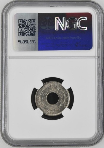 British West Africa 1/10 Penny 1926 NGC MS 65 - Picture 2 of 2