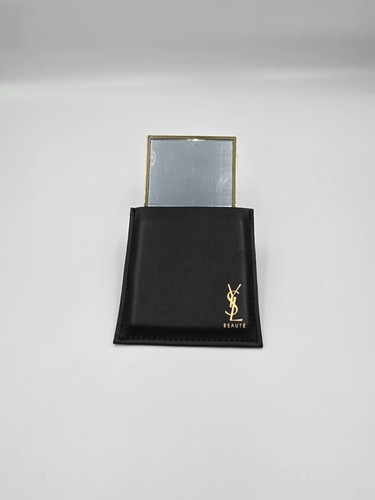 Yves Saint Laurent  Beaute Black cosmetic pouch/ mirror bundle - Picture 11 of 14