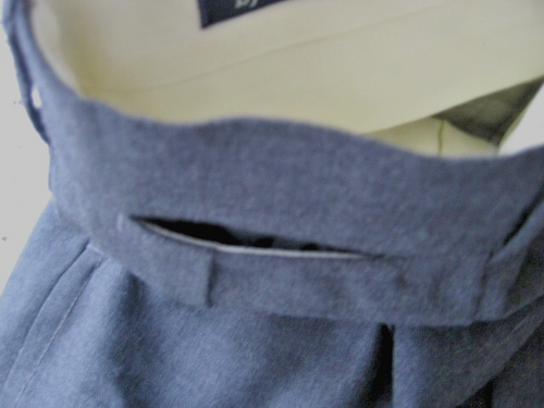 VINTAGE POLO BY RALPH LOREN GRAY DRESS PANTS BERGDORF GOODMAN - 32W X 31 1/2L - Picture 6 of 8