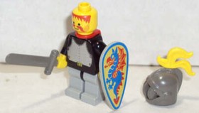 Lego 1547 Castle Black Knights Figure Sword Shield