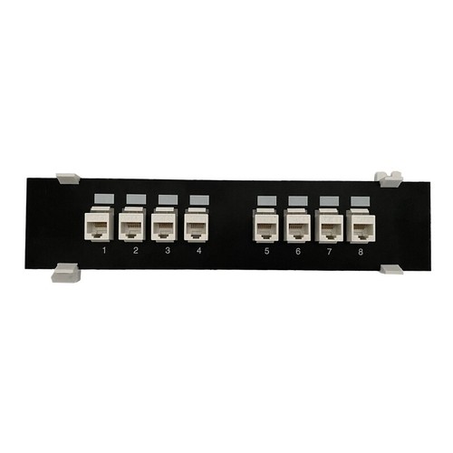 Panneau de brassage droit RJ45 pour câble adaptateur Cat 6 cadre Ethernet - Photo 9/10