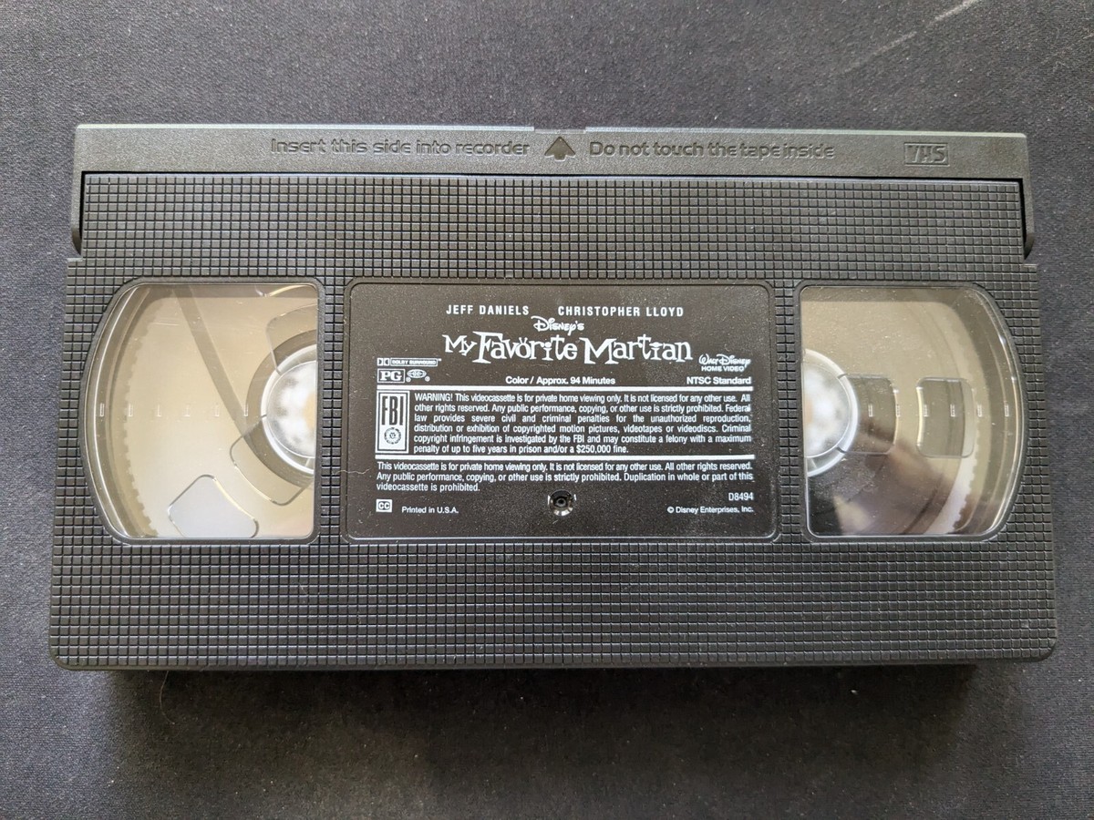 My Favorite Martian Walt Disney VHS