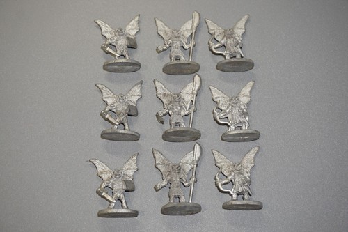 Grenadier Fantasy Lords Bat People x 9 Metal D&D - Picture 2 of 5