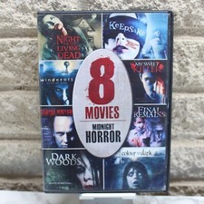 8 Movies Midnight Horror DVD Night Living Dead Dark Woods Final Remains Windcrof