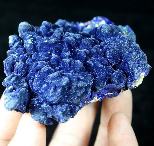 NUEVO de Laos 82mm Azul Drusy Azurita Espécimen Mineral CM780756 - Imagen 4 de 7