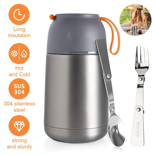 650ml Thermobehälter Frischhaltedose Lunchbox Speisen Thermo Lunchbox Brotdose - Bild 9 von 19