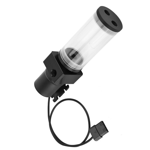 Acrylic Computer DIY Water Cooling Cylinder Reservoir 19W Pump G1/4 110 ZTS - Afbeelding 4 van 22