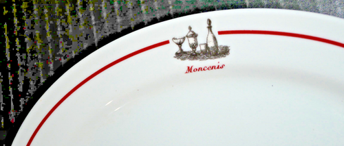 William Sonoma Gastronomique 4 oval plates Louvain Monceris Bagneres Aurillac - Picture 6 of 8