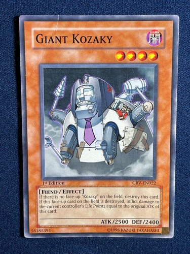 YUGIOH! CYBERNETIC REVOLUTION #CRV-EN022 GIANT KOZAKY 1ST EDITION COMMON - Picture 1 of 2