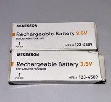 McKesson Rechargeable Battery -72300 NiCad 3.5V Replacement Set Of 2 NEW!