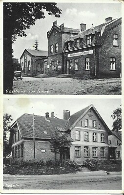 Gasthaus Zur Tanne und Schule Tannenberg (Stebark) Kreis Osterode Ostpreußen