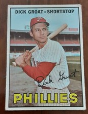⚾️1967 Topps #205 Dick Groat Philadelphia Phillies VG⚾️
