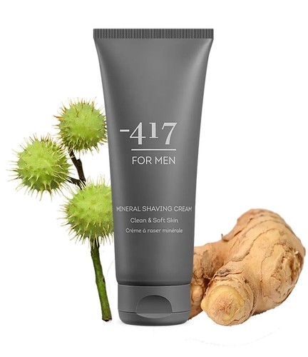 -417 Crema de Afeitar Vegana Mineral del Mar Muerto para Hombres Juego de 2 piezas 100 ml/3,3 fl. oz Cada una - Imagen 2 de 8