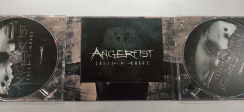 Angerfist – Creed Of Chaos - Signed Version (Masters Of Hardcore, MOHCD201702)