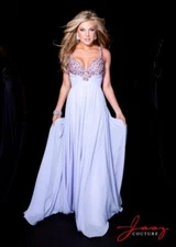 Jasz Couture 4830 Women's Dress Size 6 Light Blue Prom Dress - New Tags Attached