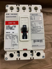 Cutler Hammer EHD3030 30A Circuit Breaker EHD14K 480VAC 250VDC 3PH