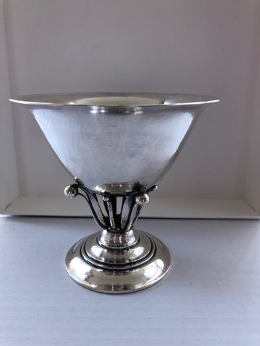 Vintage Georg Jensen Sterling Silver Footed Footed Bowl 17A - Picture 1 of 8