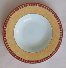Villeroy & Boch "SAFRAN" Rimmed Soup Bowl 9 3/8" Germany Switch Plantation 