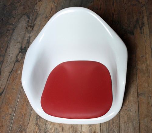 Eames Vitra DAX Fiberglas Chair 1 von 5 lackiert ohne Gestell - Bild 17 von 19