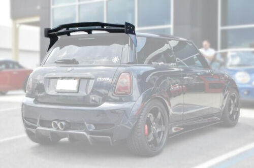 4 piezas ala alerón techo trasero carbono + FRP para Mini Cooper S 06-13 R56 estilo D-AG - Imagen 2 de 12