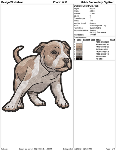 COLECCIÓN PERRO SURTIDO 02 DISEÑOS MÁQUINA BORDAR PES USB DRIVE - Imagen 7 de 20