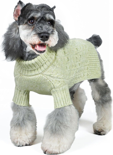 Maglione cane morbido maglione cucciolo caldo cappotti cane con manica lunga maglia classica - Foto 8 di 12
